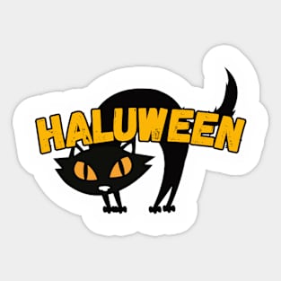 Halloween cat Sticker